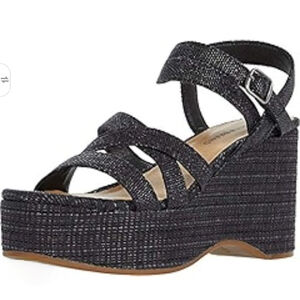 Lucky Brand Carlisha Wedge Sandals Size 7.5M